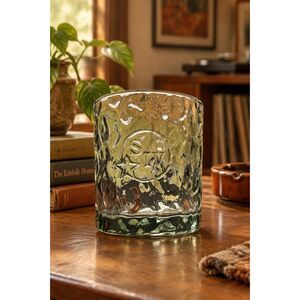 Maker's Mark Signature SIV Green Textured Whiskey Glasses Set of 2